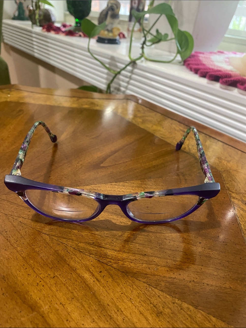 Purple Women's Cat-Eye Glasses - Fashion Optical Frames - Picture 9 of 11